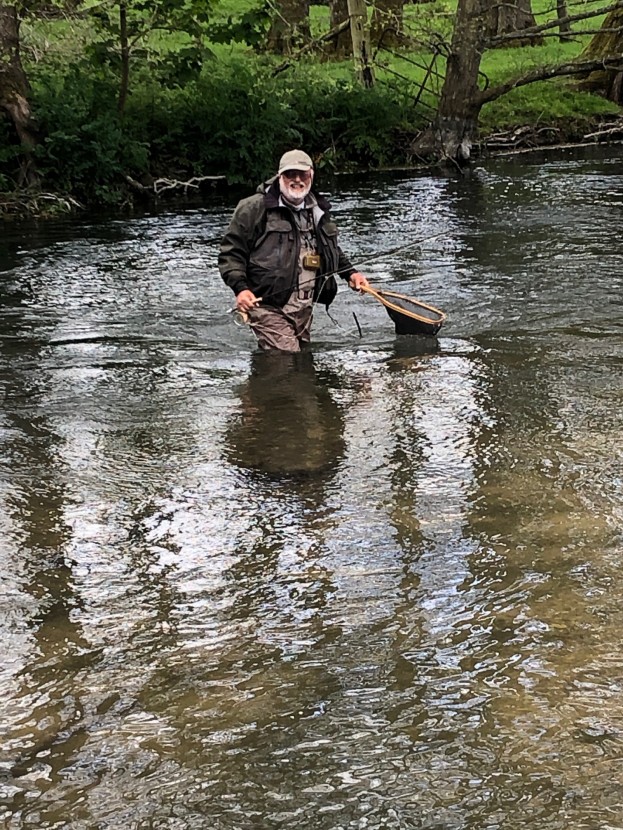 One on the dry fly